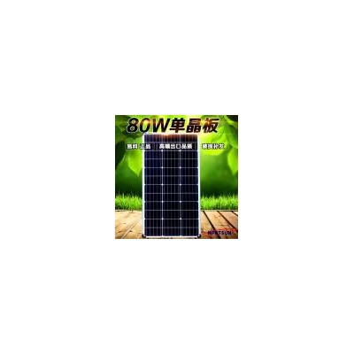 单晶太阳能板(SWM80W)