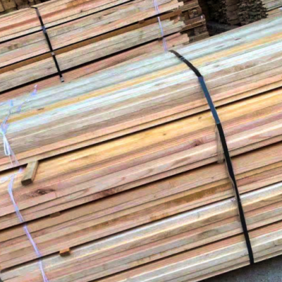 厂家加工定制建筑木方木板跳板工地支模樟子松方木条建筑木工木垫图2