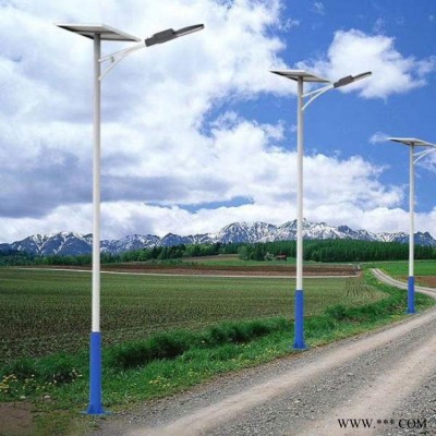 北京平谷太阳能6米路灯 农村锂电一体led路灯厂家直销 厂区太阳能led路灯超亮