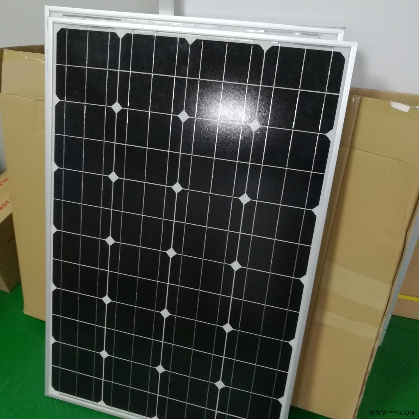 中德太阳能100w电池板组件，太阳能电池板厂家，太阳能柔性电池板