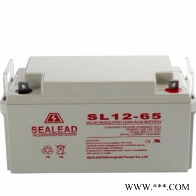 SEALEAD蓄电池 SL12-65 西力达12V65AH SEALEAD蓄电池 直流屏 UPS 太阳能等专用电瓶