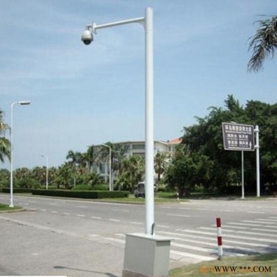 太阳能监控杆厂家 英谷光电JKG-035道路标志杆 小区3.5米监控立杆价格