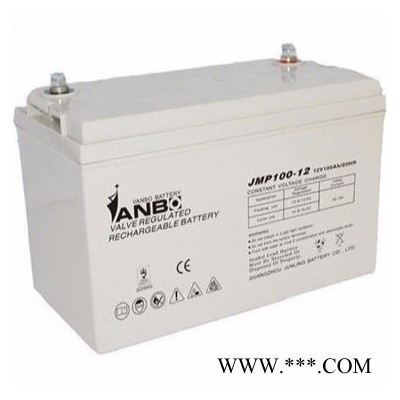 ANB蓄电池 JMP100-12 威博12V电瓶 12V100AH 威博储备型蓄电池  直流屏 UPS 太阳能等专用电瓶