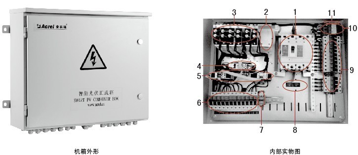 安科瑞 APV-M4系列智能光伏汇流箱 光伏发电项目专用 4路光伏汇流示例图4