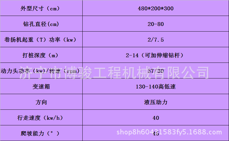 现货提供 6米履带式旋挖钻机 履带式地基打桩机 太阳能光伏打桩机示例图2