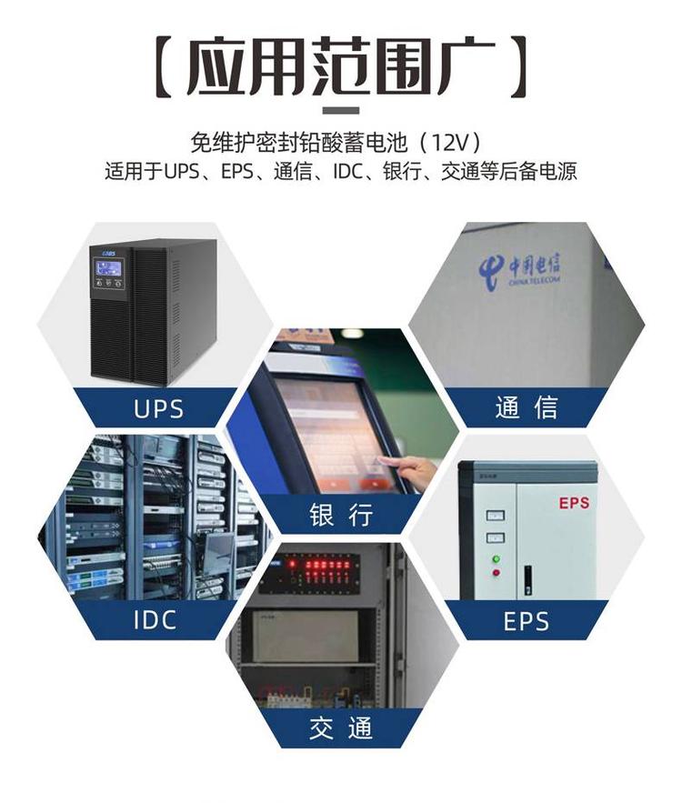 西恩迪蓄电池C&D12-54LBT 12V54AH应急电源 太阳能示例图3