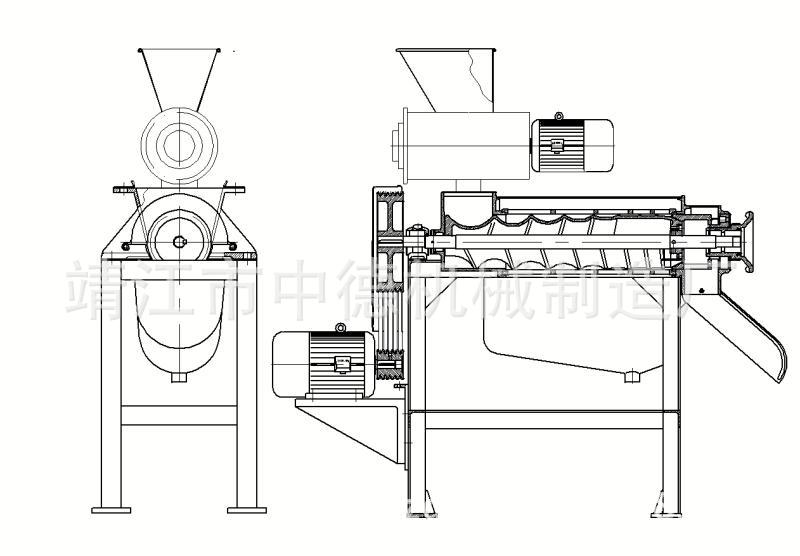 生产出售 螺旋水果榨汁机 螺旋果蔬榨汁机 螺旋破碎榨汁机设备示例图3